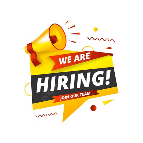We Are Hiring For Job Recruitment Modern Design Vector, We Are Hiring ...