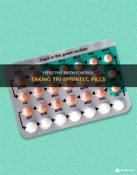 Effective Birth Control: Taking Tri-Sprintec Pills | ShunChild