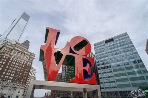 Visiting Philadelphia's Love Park - Jon the Road Again