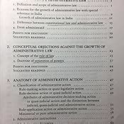 Buy administrative law Book Online at Low Prices in India ...