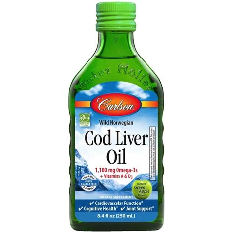 Carlson Norwegian Cod Liver Oil Liquid (TG)