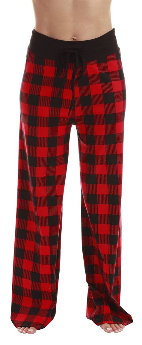 Just Love Women's Buffalo Plaid Lounge Pajama Pants Sleepwear, Large ...