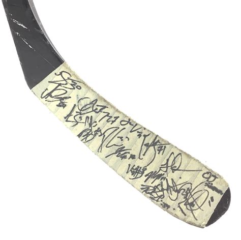 Lot - Autographed Sher-Wood Hockey Stick