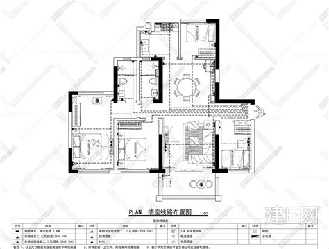家装水电CAD全套施工图纸-室内设计图-装修图纸-图纸-筑图网