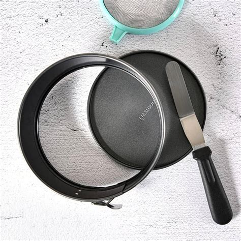 Fissman Springform Baking Pan, Carbon Steel Black Cheese Cake Molder,Leak-Proof, Removable Ring ...