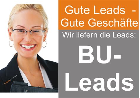 BU Versicherung NEUE Kunden gewinnen mit BU LEADS Umfangreiche Angaben ...
