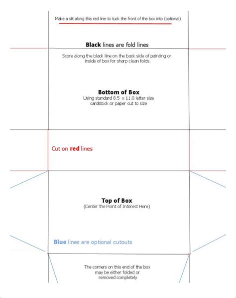 Image result for How to Make Rectangular Box Using Chart