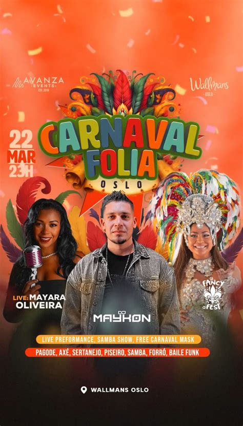 ¡OLÁ BRASIL CARNAVAL FOLIA OSLO! • FESTA DE CARNAVAL • WALLMANS 22 MAR ...