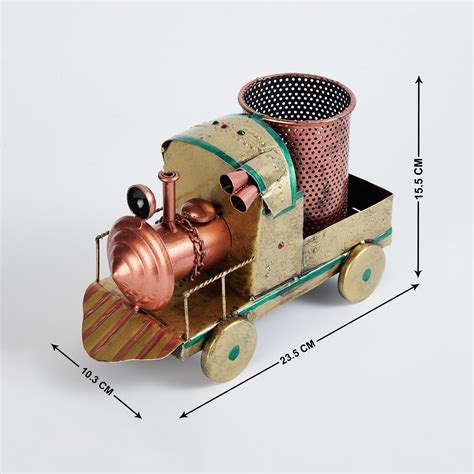 Buy Corsica Mystic India Wrought Iron Engine Pen Stand from Corsica by ...