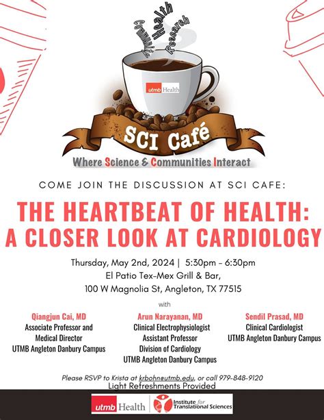 The Heartbeat of Health: A Closer look at Cardiology -Sci-Cafe #3, El ...