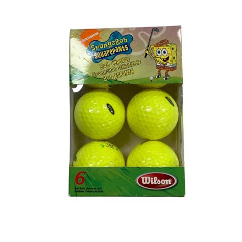 Nickelodeon SpongeBob SquarePants Wilson 6pk Golf Balls BNIB(s)