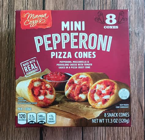 Mama Cozzi's Mini Pepperoni Pizza Cones | Aldi Reviewer