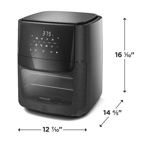 Frigidaire 12.6-Quart Black Touch control 1 -Baskets Air Fryer in the ...