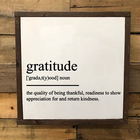 Gratitude Definition — DIY Workshop