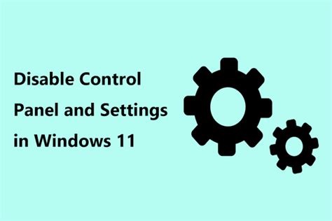 Image result for Disable Control Panel