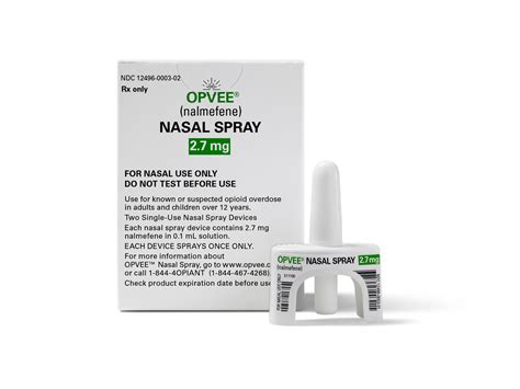 The FDA approves Opvee, a new nasal spray to reverse opioid overdoses : NPR