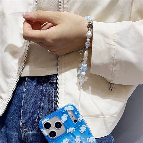 Adorable Blue Elephant Phone Case with Beaded Charm – The Gadget Outfit