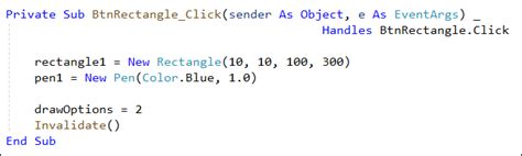 Image result for Codes for Drawing Rectangle Vb.net