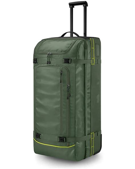 Custom Trolley Rolling Duffle Bag with Wheels, 100L Water Repellent ...