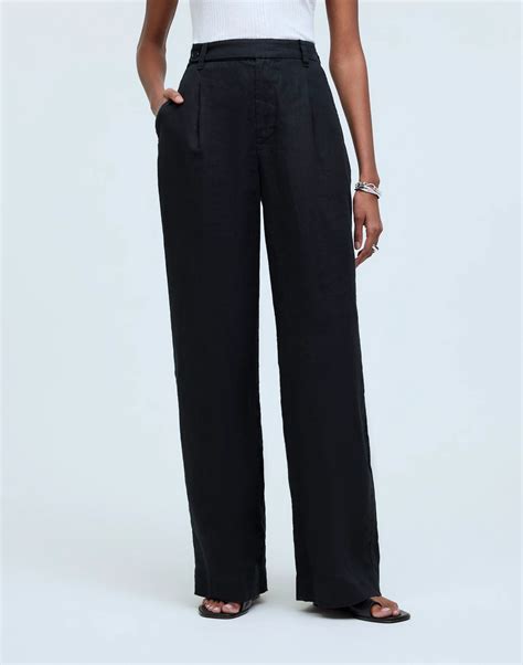 The Tall Harlow Wide-Leg Pant in 100% Linen | Madewell