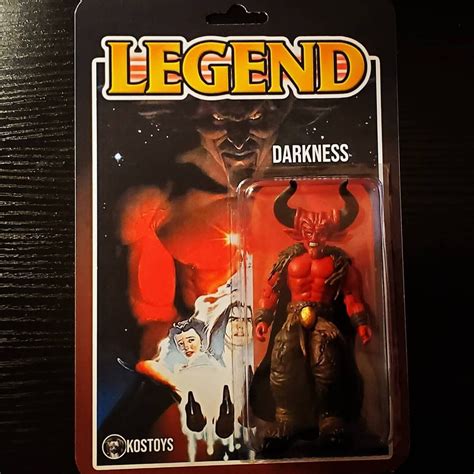 80s Inspired Legend Action Figure - Art Toy Bootleg Tim Curry Devil ...