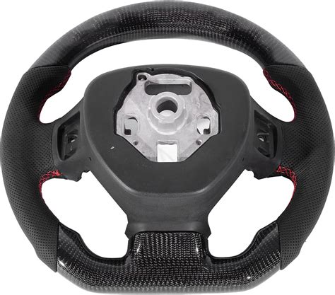 Buy Qiilu Racing Steering Wheel, LED Steering Wheel Carbon Fiber ...