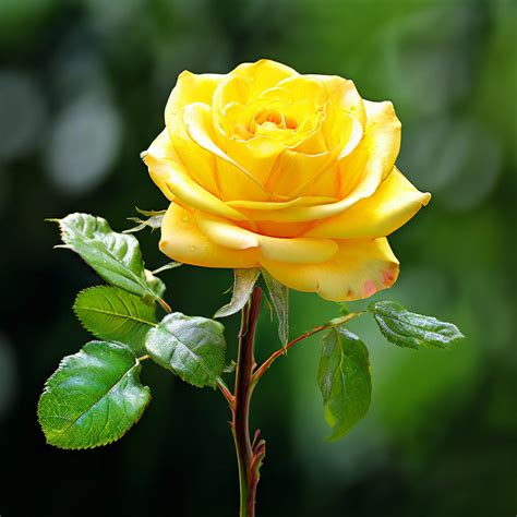 Yellow color rose :: Behance