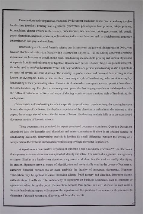 Introduction to Forensic Science 2 - Examinations and comparisons ...