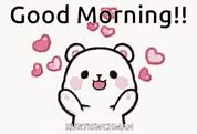 Image result for Good Morning Rabbits Love GIF