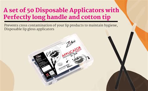 Ziba Disposable Professional Multi-functional Lip gloss Applicator ...