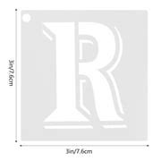 Buy JTWEEN Alphabet Letter Stencils 36Pcs Reusable Plastic Letter ...