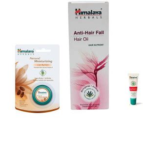 Himalaya Herbals lip balm, anti hair fall oil, coca butter lip care ...