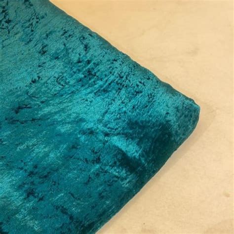 Premium Teal Green Colour Viscose Velvet fabric Fabric for Designers ...