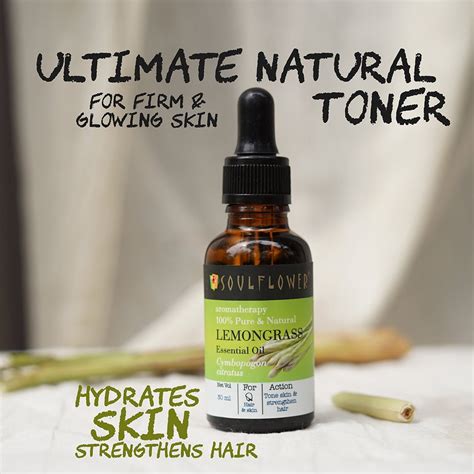 Lemongrass Essential Oil for Clear Skin & Shiny Hair – Soulflower.in