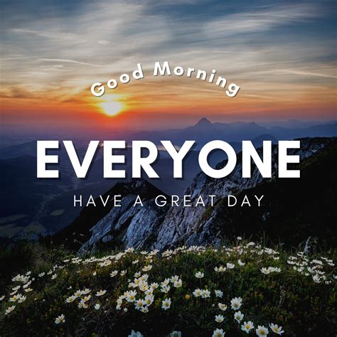 Images Of Good Morning Everyone