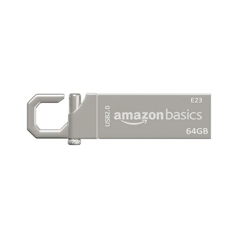 Amazon Basics 64 GB USB 2.0 Pen Drive |Flash Drive | with Key Ring ...