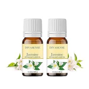 DIVASENSE Aroma Essential Oil for Aromatic Diffuser Jasmine Flavor Home ...