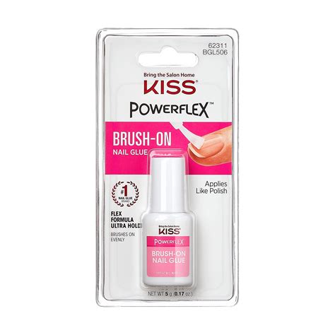 KISS PowerFlex Brush-On Nail Glue – KISS USA
