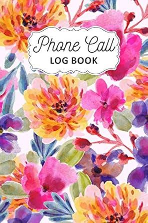 Buy Phone Call Log Book: Track Phone Calls Messages and Voice Mails ...