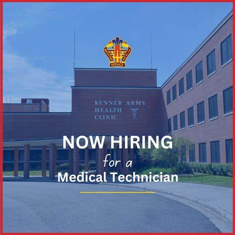Kenner Army Health Clinic on LinkedIn: #medicallaboratory #applynow