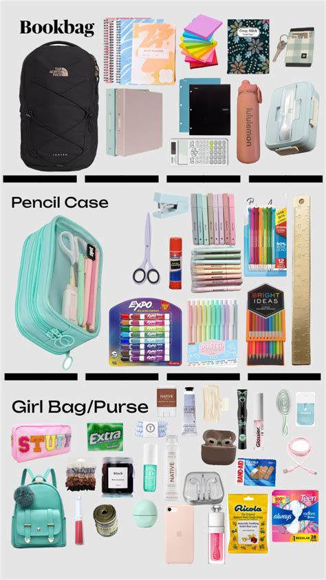 Check out summerSOUTHERNsweets's Shuffles | School bag essentials ...
