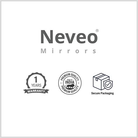 Neveo Mirrors® Round 3in1 led Light Mirror with Touch Sensor on/Off an