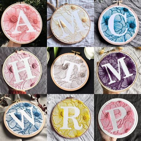 Image result for Monogram Hand Embroidery Patterns