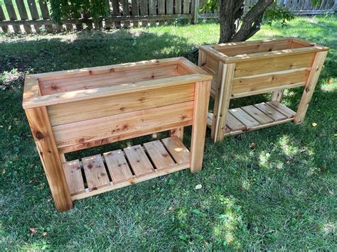 DIY Cedar Raised Garden Planter Box Plan (PDF Download) | Garden ...