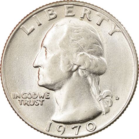 Quarter Dollar 1970 Washington, Coin from United States - Online Coin Club