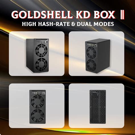 Buy Goldshell KD Box II KDA Miner Two Modes 5Th/s 400W Kadena Miner or ...