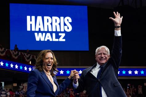 In pictures: Harris and Walz kick off campaign with rally in ...