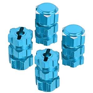 RC Nuts Splined Wheel Hubs, 4 Sets Durable Reliable Extension Combiner ...
