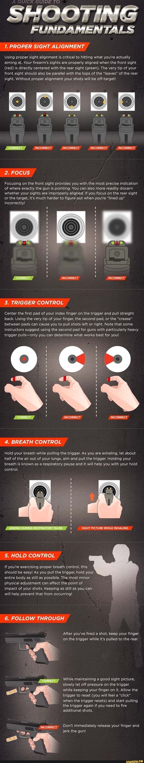Pasos para regular la inclinación del sight
