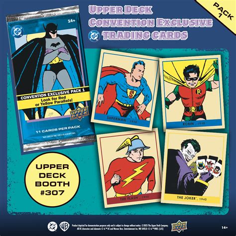 Upper Deck San Diego Comic-Con 2025 Exclusives & Debuts [UPDATE July 18 ...